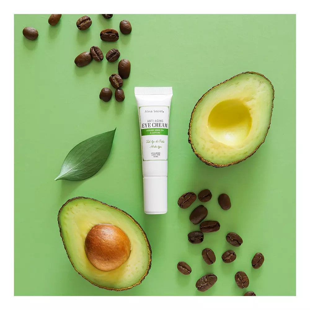 Alma Secret Contorno Ojos Antiedad Aguacate, Té Verde & Cafeína 10 ml-2