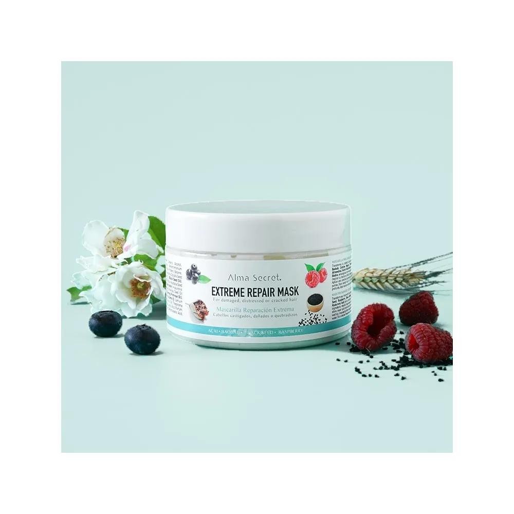 Alma Secret Extreme Repair Mask (Cabellos Castigados, Dañados o Quebradizos) 250 ml-3