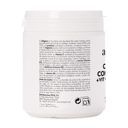 Ana María Lajusticia Colágeno con Magnesio + Vit. C, B1, B2, B6 Sabor Fresa 350 g