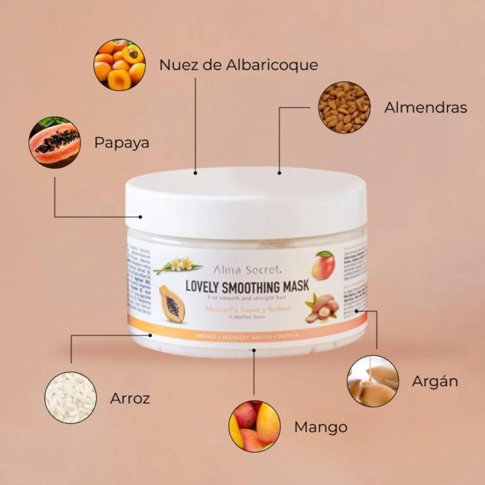Alma Secret Lovely Smoothing Mask (Cabellos Lisos) 250 ml-2