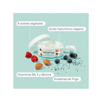 Alma Secret Pack Extreme Repair Mask 250 ml + Champú Sólido Shikakai 85 g-3