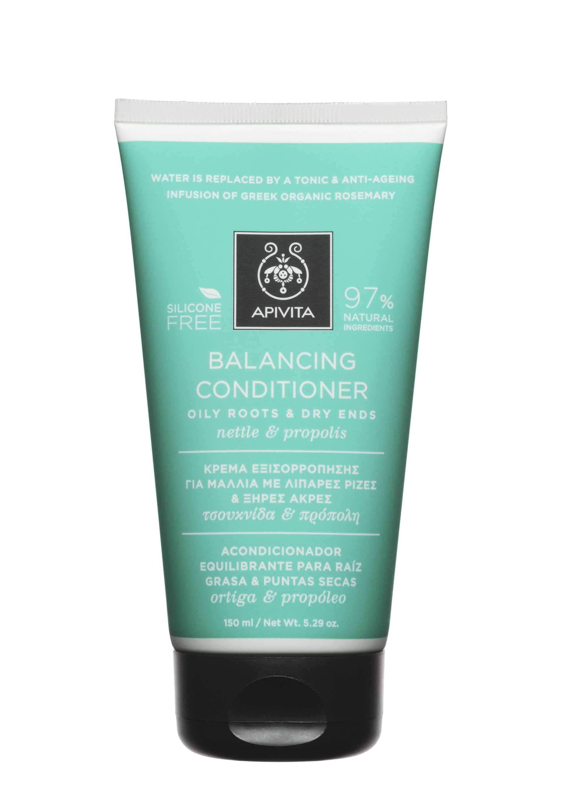 APIVITA Acondicionador Equilibrante para Raíz Grasa y Punta Seca 150ml-4