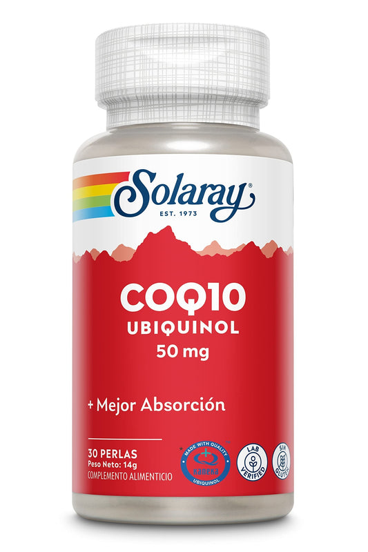 Solaray CoQ-10 Ubiquinol 100 mg 30 Perlas-1