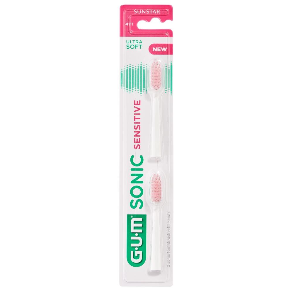 Gum Sonic Sensitive Recambios Cepillo 2 Cabezales-1