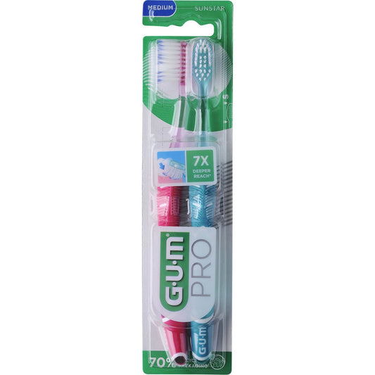 Gum Pro Cepillo Medio Duplo 2 Uds-1