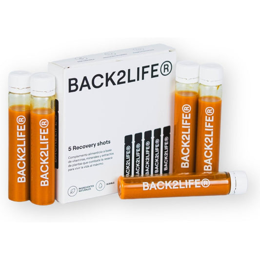 Back2Life Multivitamínico Anti Resaca 25mlx5 unidades-1