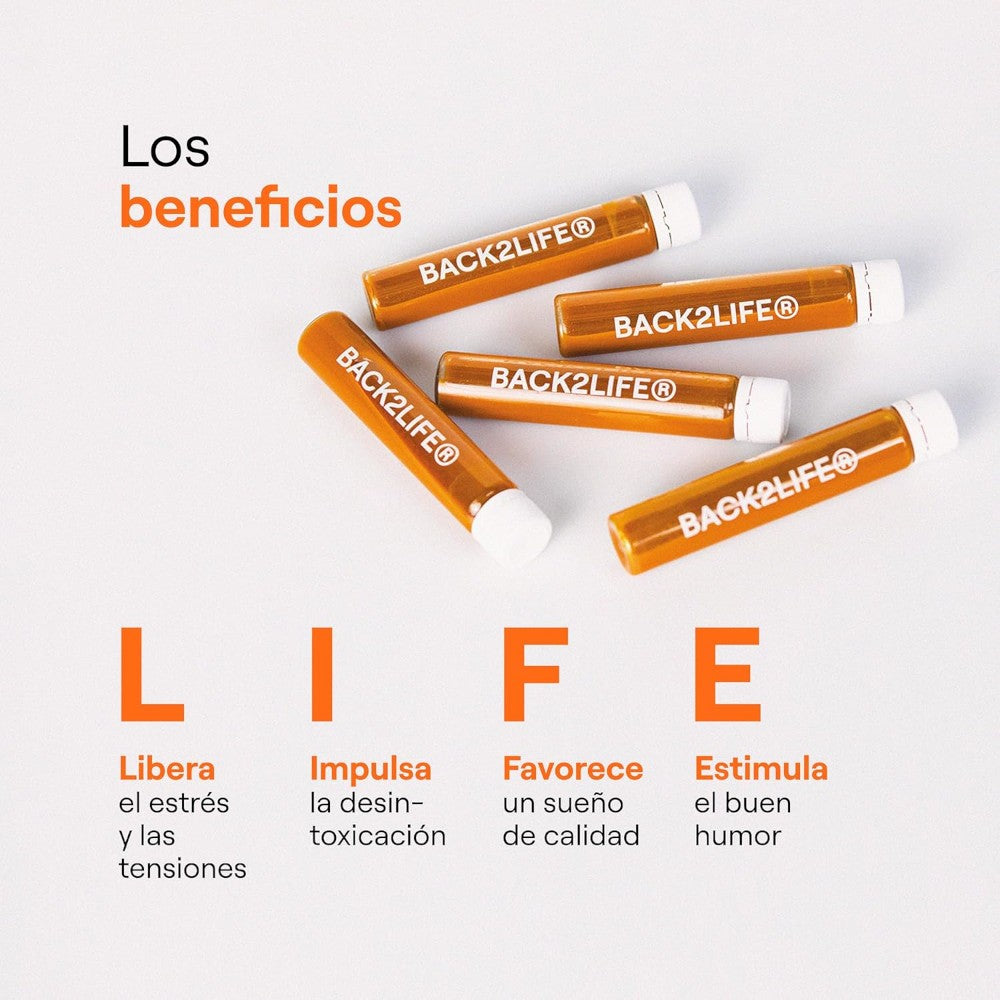 Back2Life Multivitamínico Anti Resaca 25mlx5 unidades-2