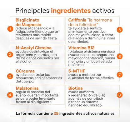 Back2Life Multivitamínico Anti Resaca 25mlx5 unidades-5