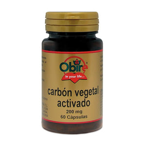 Obire Carbón Vegetal Activado 200 mg 60 Cápsulas-1