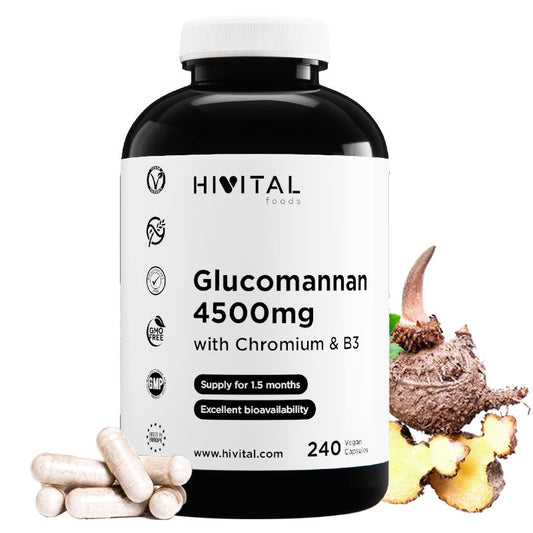 Hivital Glucomanano 4500 mg 240 Cápsulas-1