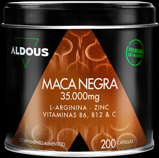 Aldous Maca Negra Peruana Complex 35000 mg 200 Cápsulas