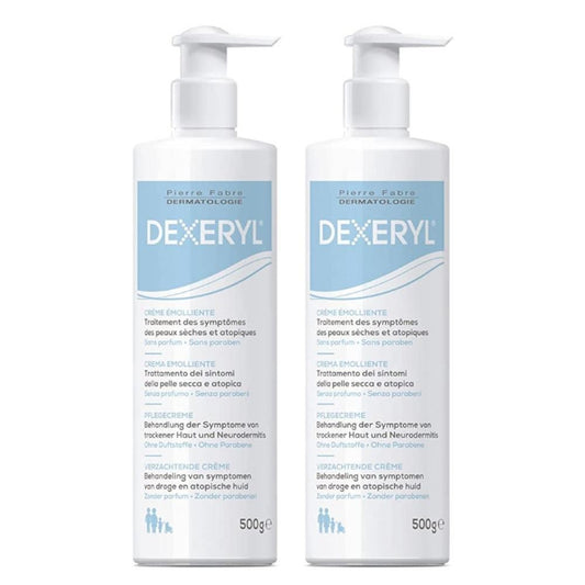 Dexeryl Crème Émolliente 2x500 ml
