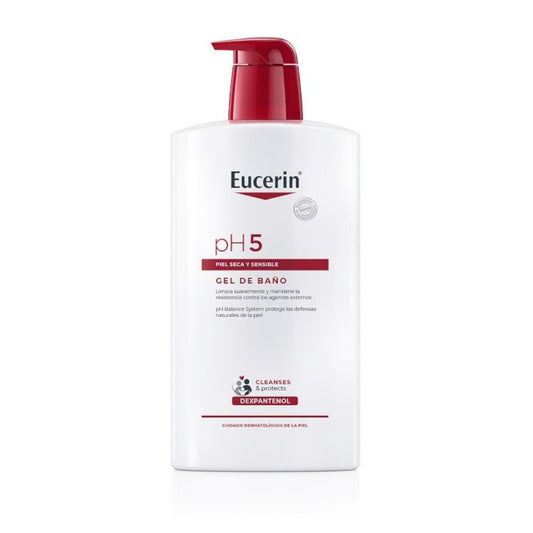 EUCERIN pH5 Gel de Bain Peaux Sèches et Sensibles 1L