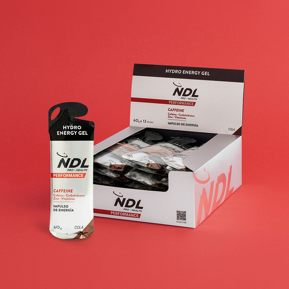NDL Pro-Health Performance Pack Gel Energético con Cafeína Sabor Cola 12x60 g-2