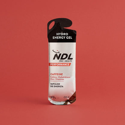 NDL Pro-Health Performance Pack Gel Energético con Cafeína Sabor Cola 12x60 g-5