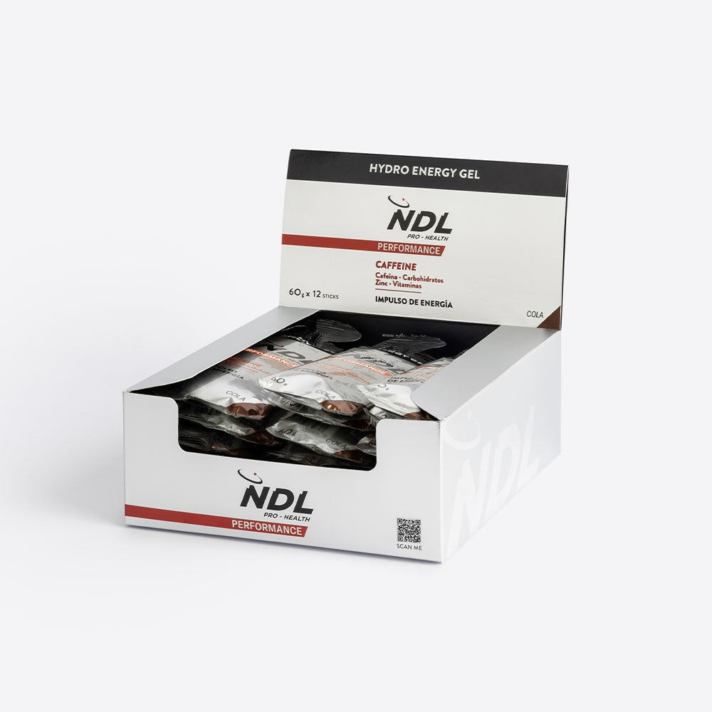 NDL Pro-Health Performance Pack Gel Energético con Cafeína Sabor Cola 12x60 g-6
