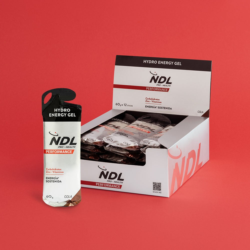 NDL Pro-Health Performance Pack Gel Energético sin Cafeína Sabor Cola 12x60 g-2
