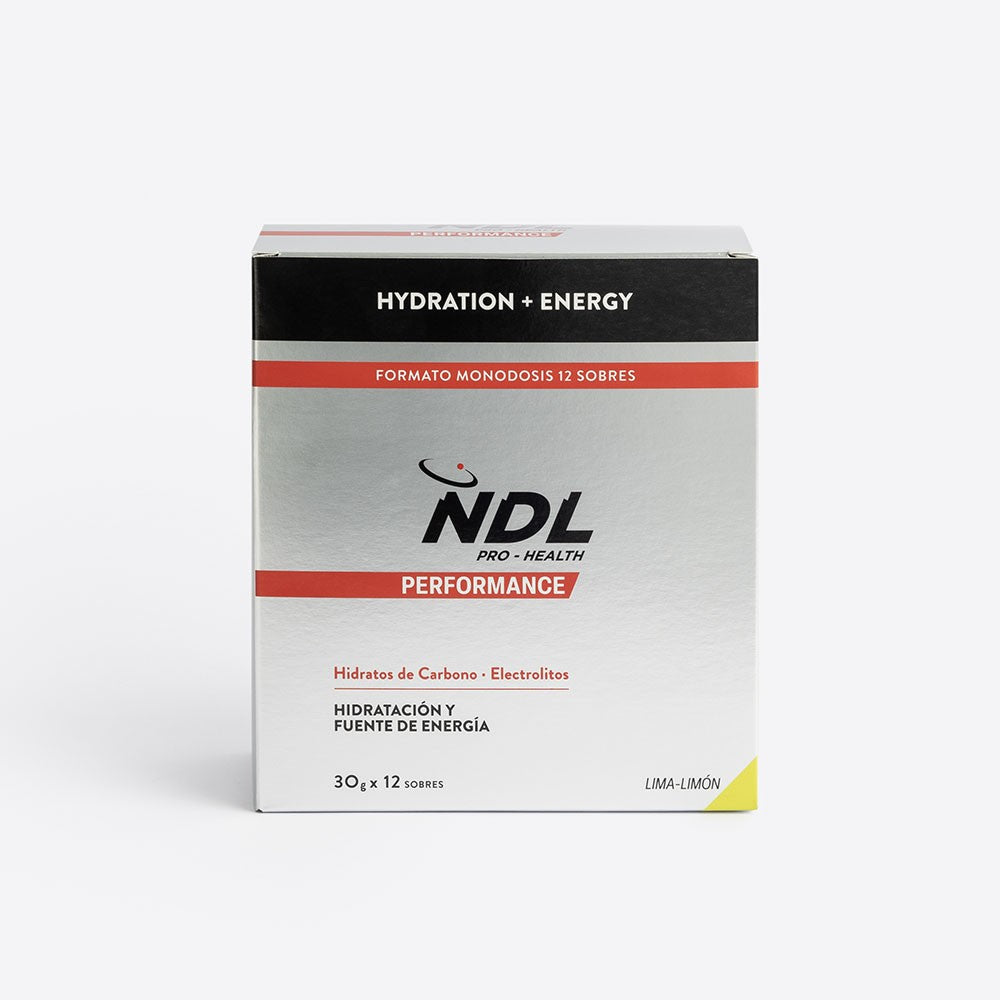 NDL Pro-Health Performance Pack Hidratación y Energía Lima-Limón 12x30 g-2