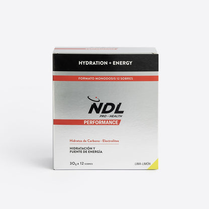 NDL Pro-Health Performance Pack Hidratación y Energía Lima-Limón 12x30 g-2
