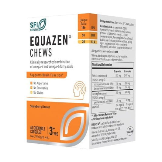 VITAE Equazen Chews 60 Gélules à Croquer Goût Fraise