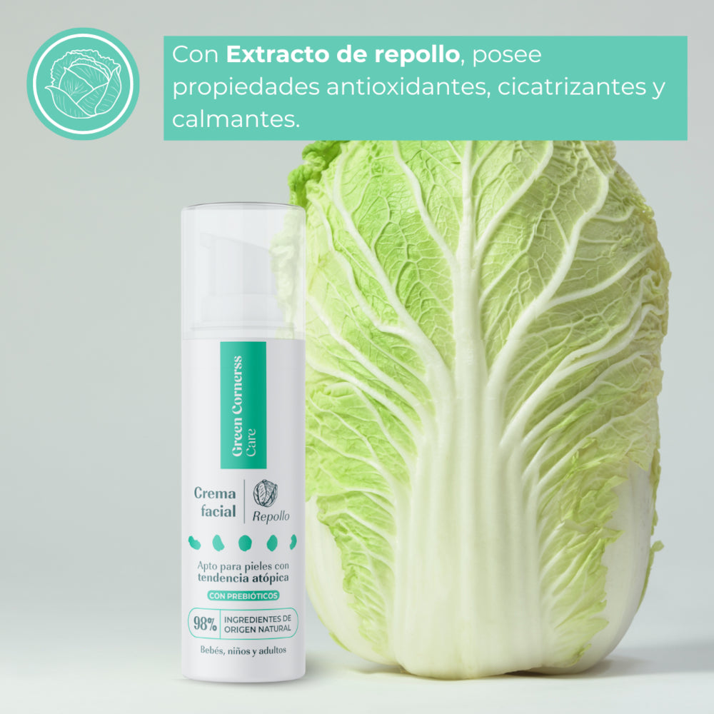 Green Cornerss Care Crema Facial de Repollo 50 ml-5