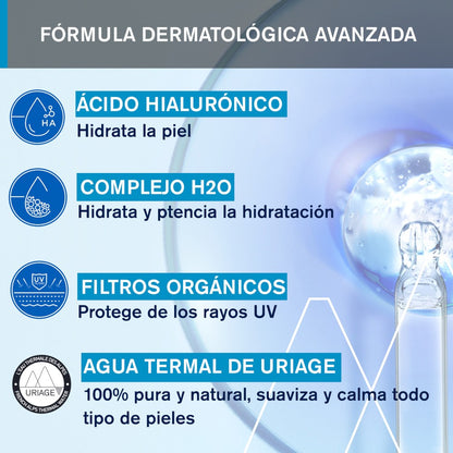 URIAGE Eau Thermale Crema de Agua SPF20 40 ml-5
