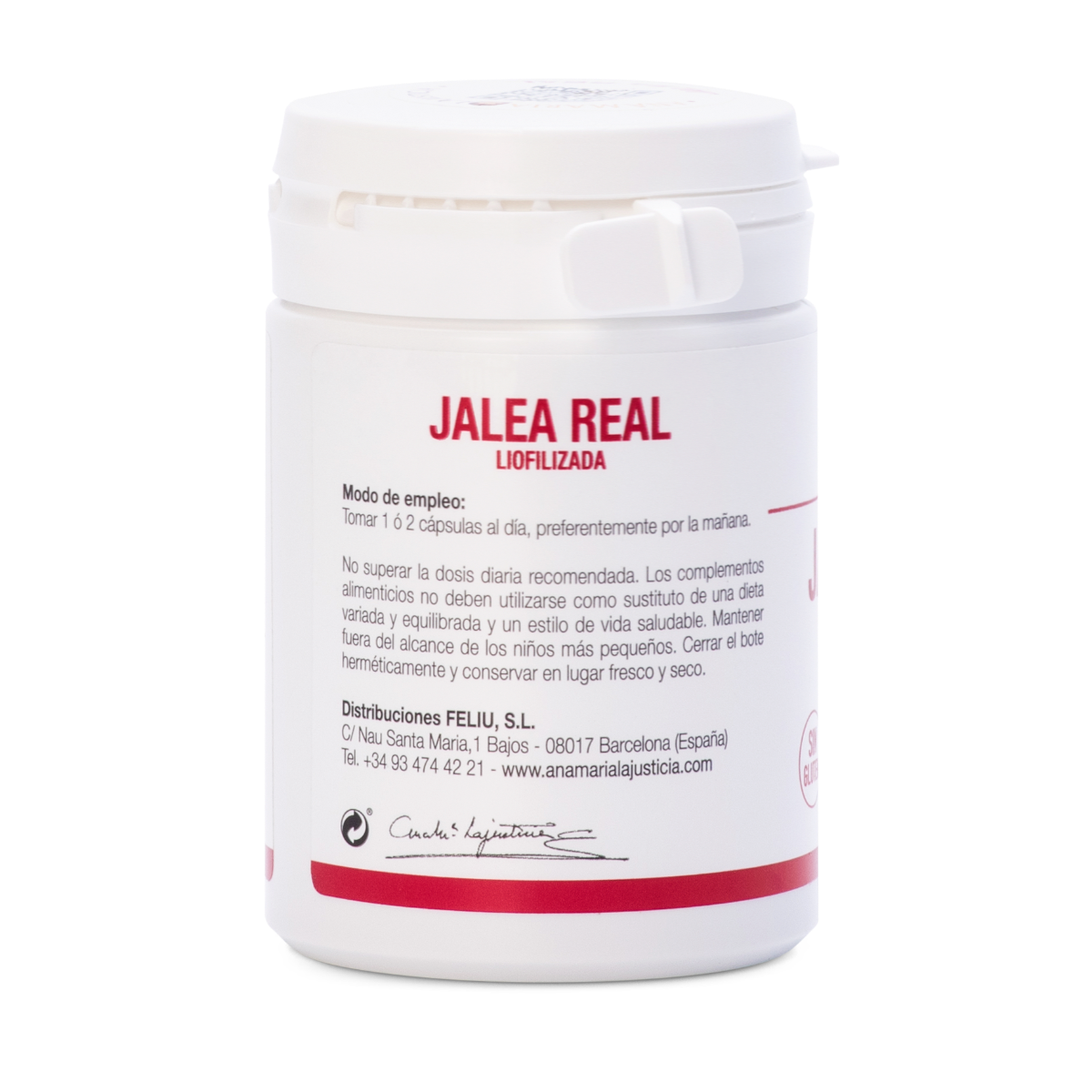 Lajusticia Jalea Real Liofilizada 60 Cápsulas