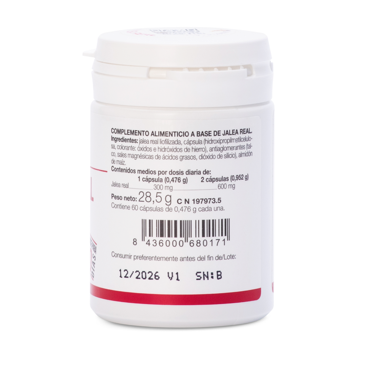 Lajusticia Jalea Real Liofilizada 60 Cápsulas