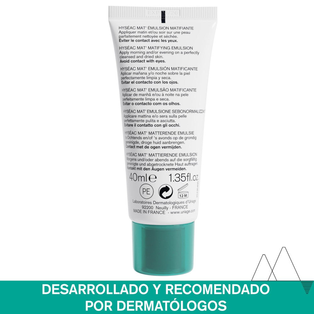 URIAGE Hyseac Emulsión Hidratante Matificante 40 ml-2