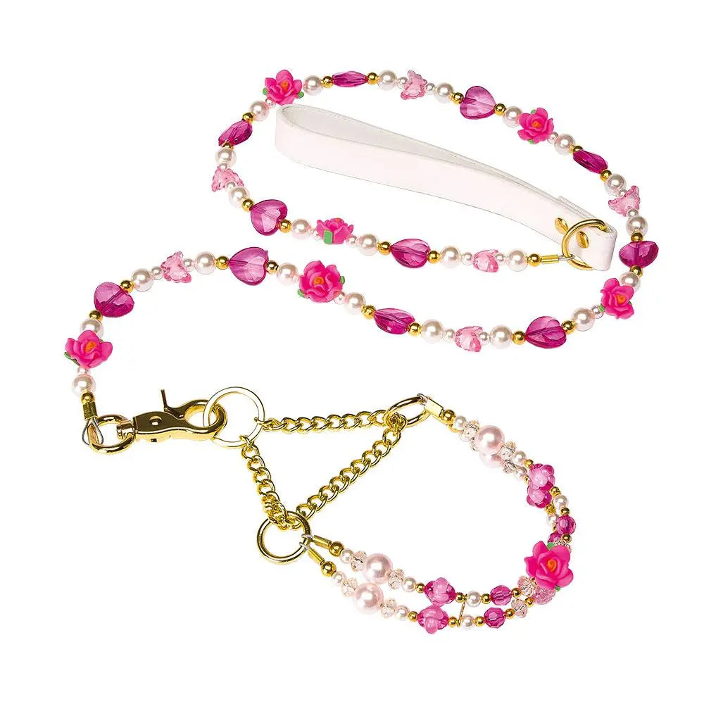 Ferplast Parure Quartz Halsband und Leine Weiß und Blau 1 Stück