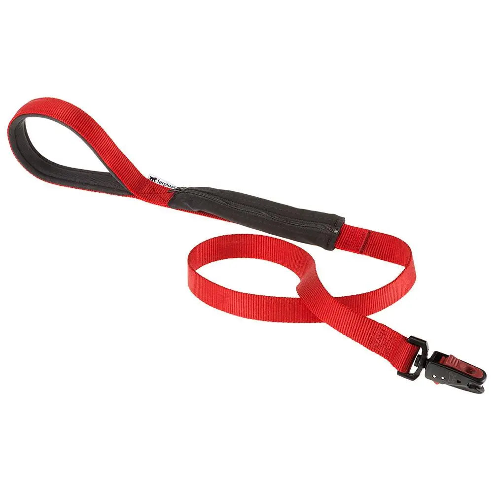 Ferplast Leash Pocket Matic G25 Correa Nylon Rossa 120cm 149g