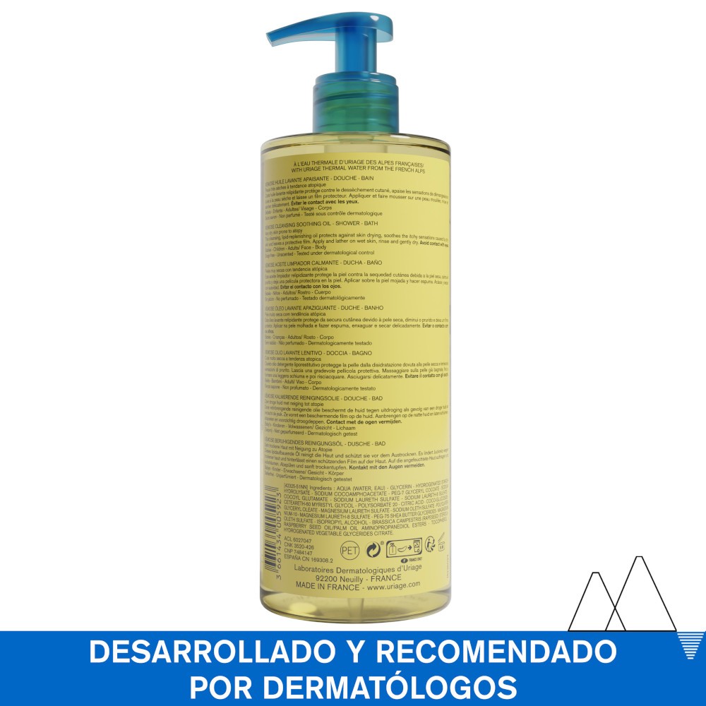 URIAGE Xémose Aceite Limpiador Calmante 500 ml-3