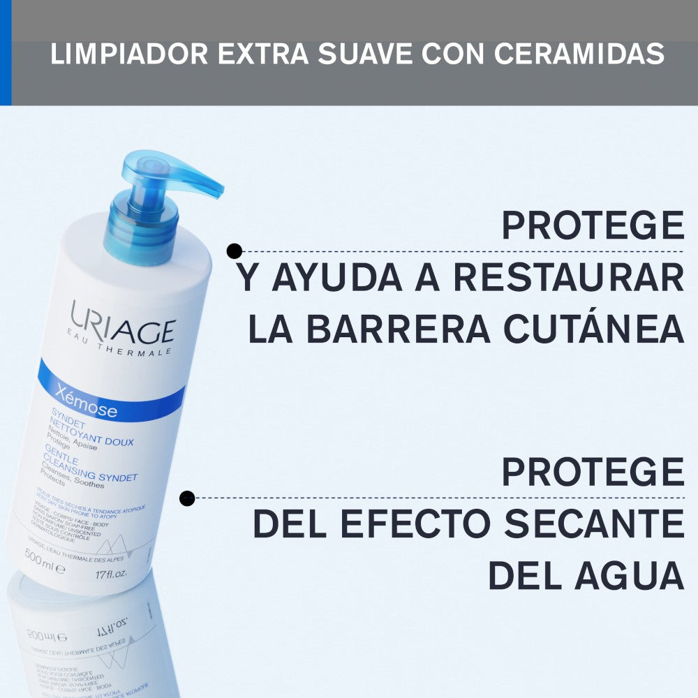URIAGE Xémose Syndet Gel Cremoso Suave 500 ml-4