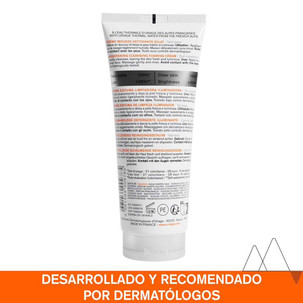 Uriage Dépiderm Espuma Limpiadora Iluminadora 100ml-2