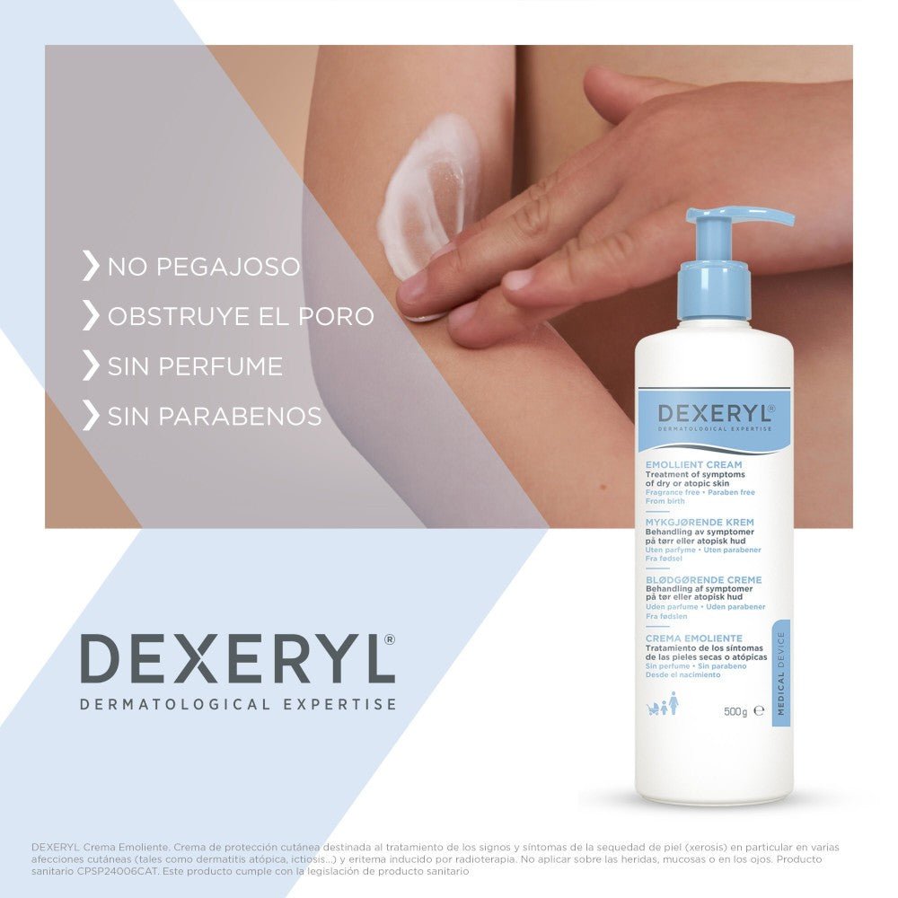 Dexeryl Crema Emoliente 2x500 ml-3