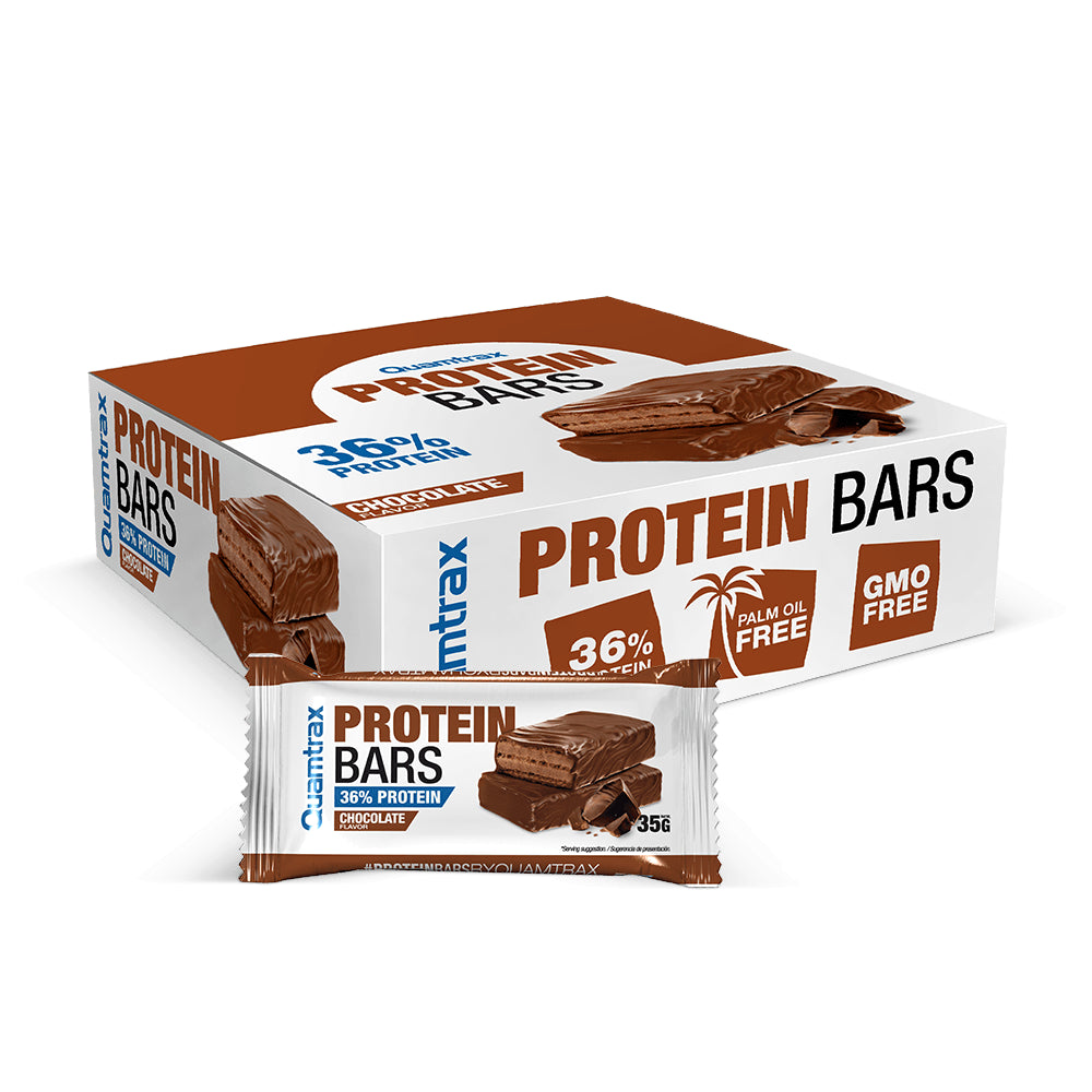 Quamtrax Protein Bars Chocolate 35g x 32 uds-1
