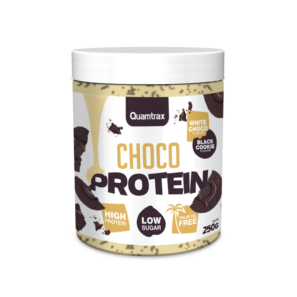 Quamtrax Choco Protein White Choco & Black Cookie 250 g-1