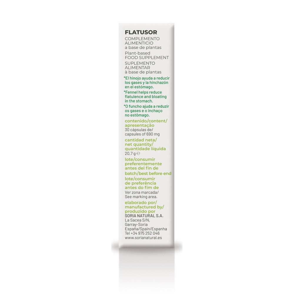 Soria Natural 17-C Flatusor 30 Caps Liberacion Prolongada-4