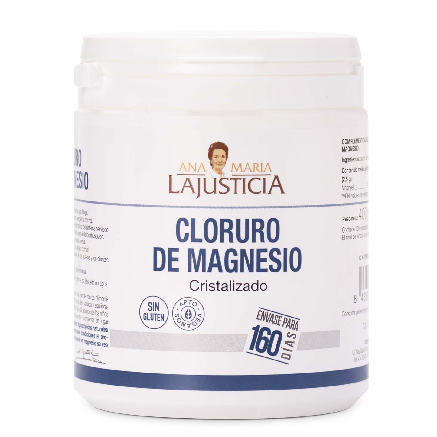 Ana María Lajusticia Cloruro de Magnesio 400 g