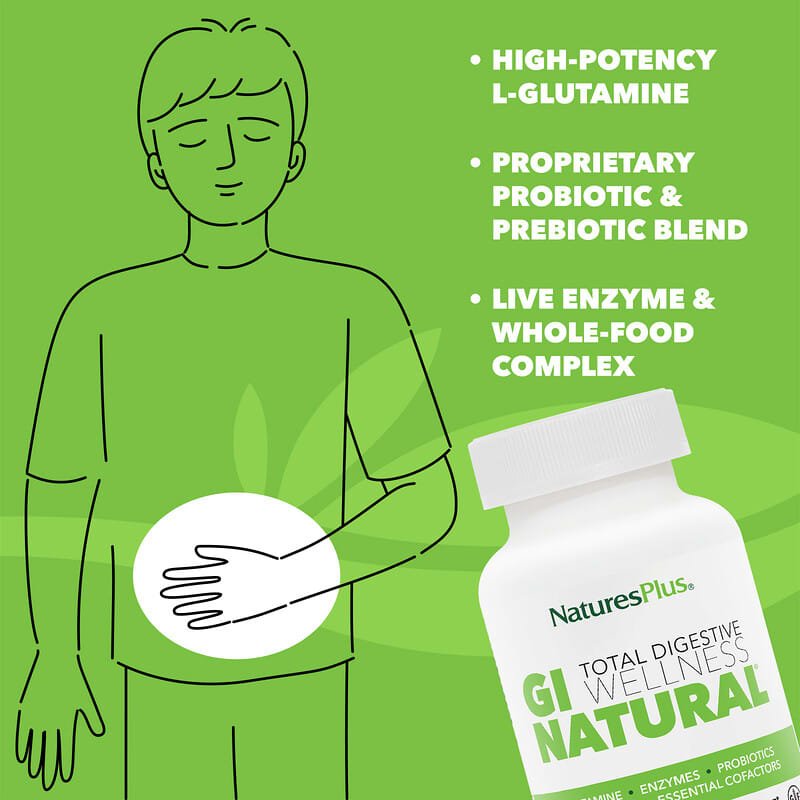 Natures Plus GI Natural 90 Comprimidos - 3