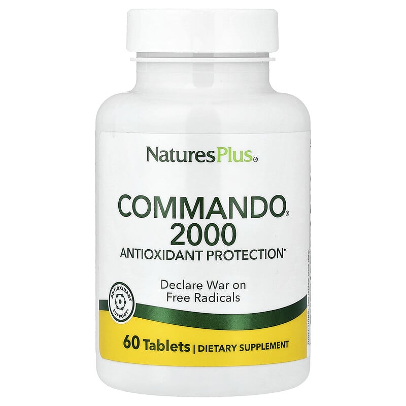 Natures Plus Commando 2000 60 Comprimidos