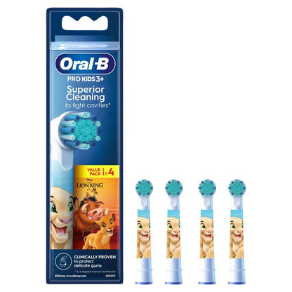 Oral-B Recambio Cepillo Eléctrico Pro-Kids Rey León 4 Cabezales-1