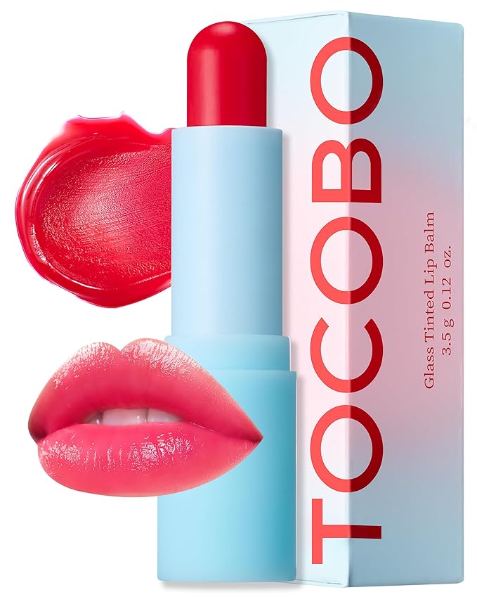 Tocobo Glass Tinted Lip Balm 011 Flush Cherry A Moisturizing 3,5g