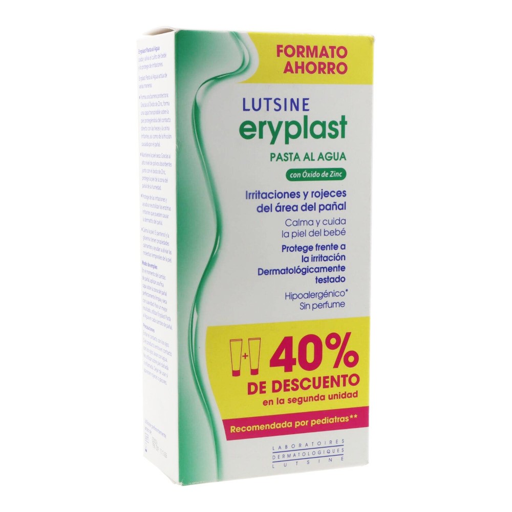 LUTSINE E45 Eryplast Pasta al Agua DUPLO 2x125g-1