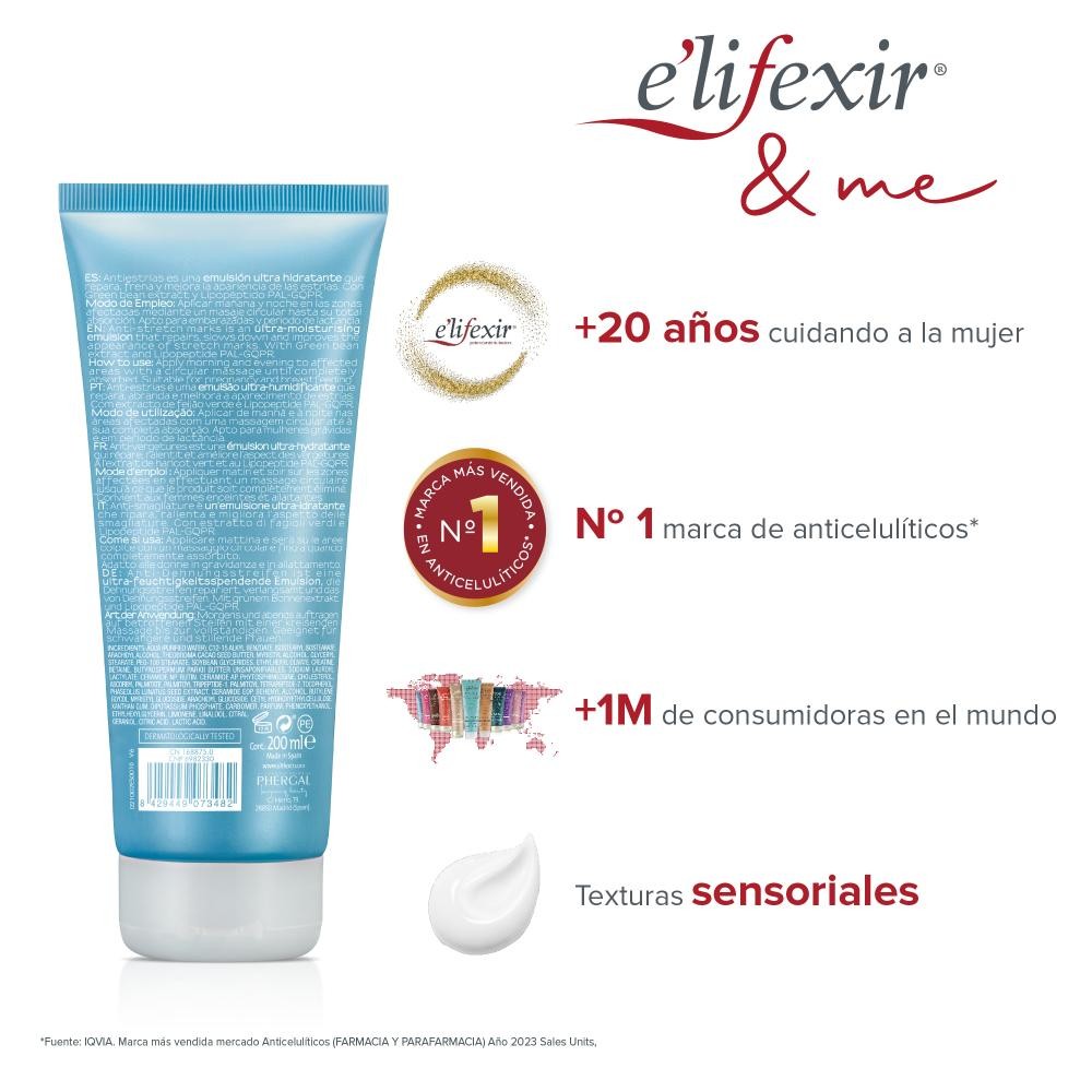ELIFEXIR Antiestrías Emulsión Reparadora 200 ml-8