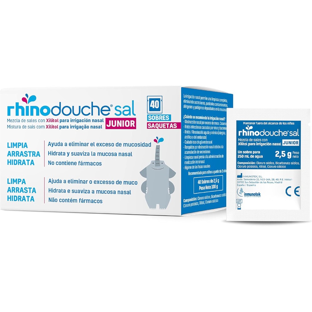 Rhinodouche Sal Nasal Junior 40 sobres-6