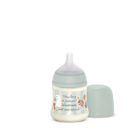 SUAVINEX Biberón Premium 3 Posiciones 150ml (Conejito Azul)-1