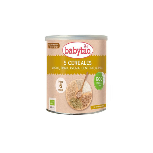 BABYBIO 5 Céréales BIO +6m 220g