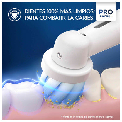 Oral-B Cepillo Recargable Pro 3 Junior 6+ Frozen-4