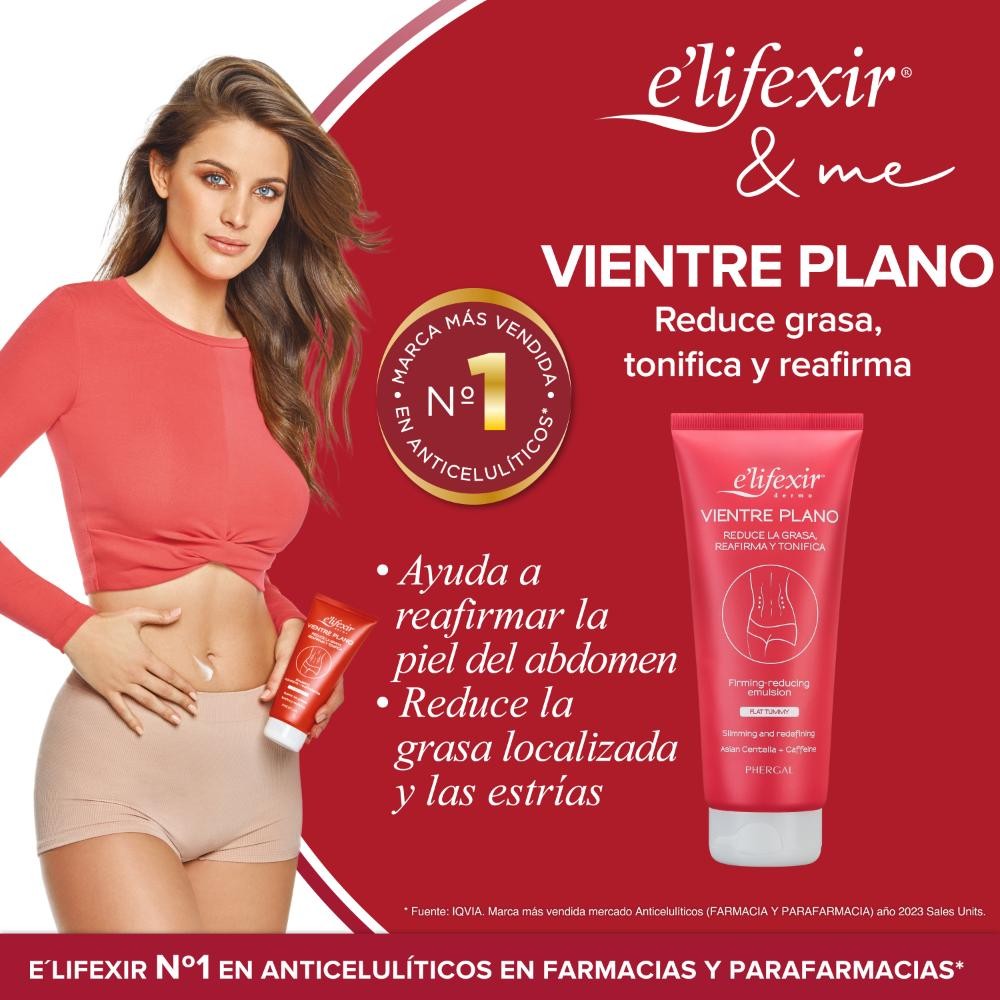 ELIFEXIR Vientre Plano Crema Reductora 200 ml-3